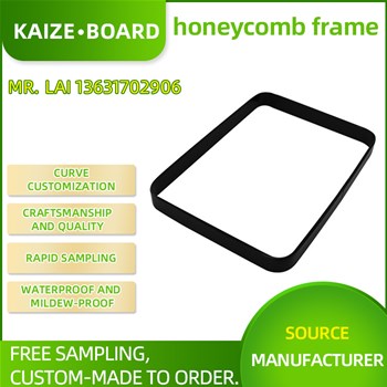 How to make honeycomb boards into honeycomb frames