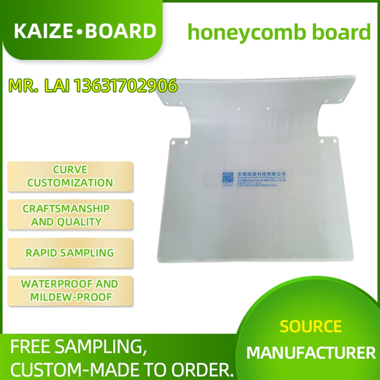 Honeycomb board L-shaped