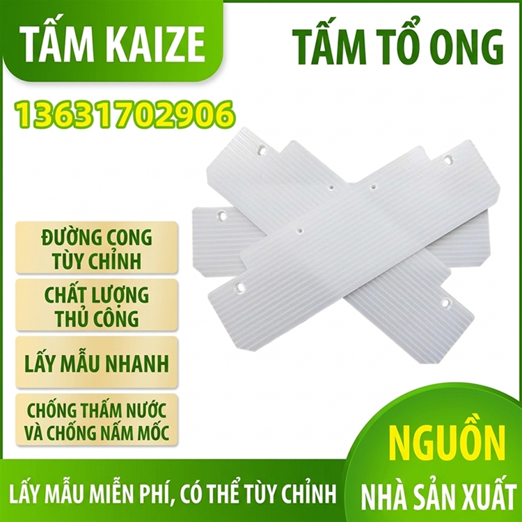 Tăng cường độ bền cho đáy tấm dạng tổ ong