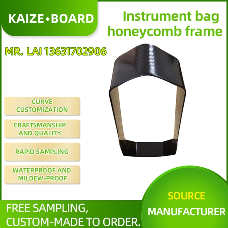 Instrument bag honeycomb frame