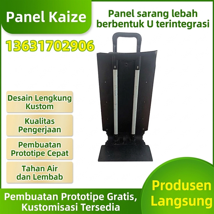 Panel sarang lebah berbentuk U terintegrasi