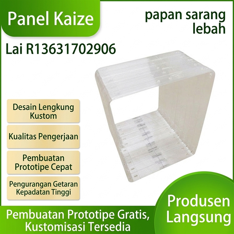 Bingkai sarang lebah PC, papan sarang lebah