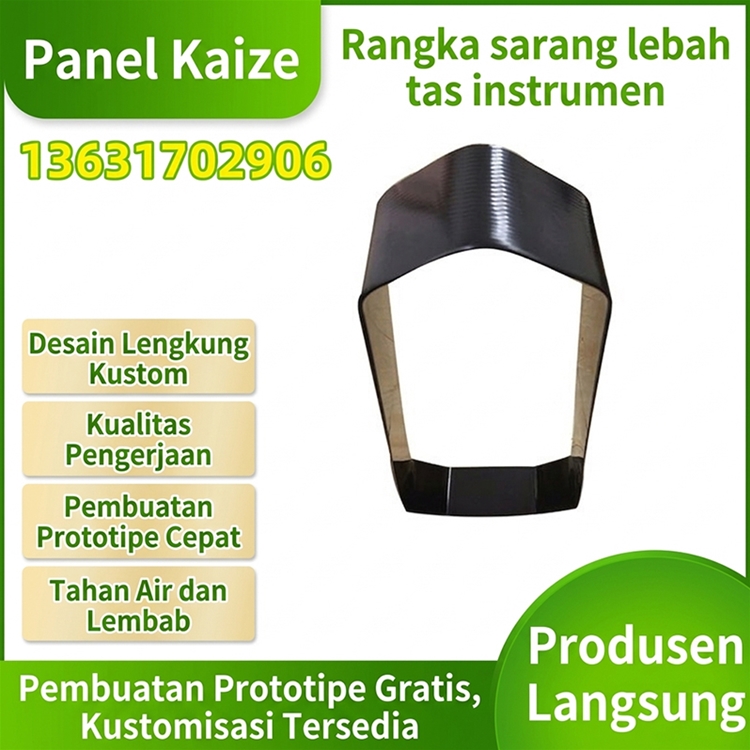rangka sarang lebah tas instrumen