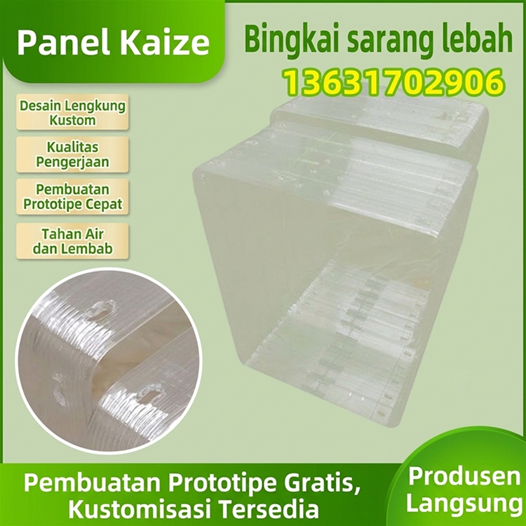 Rangka sarang lebah dari bahan PC
