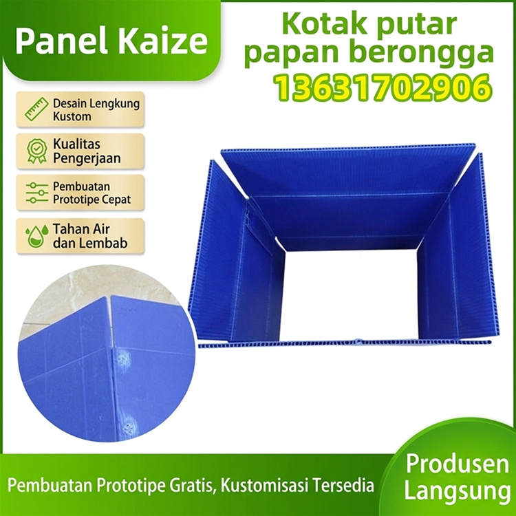 Kotak putar papan berongga
