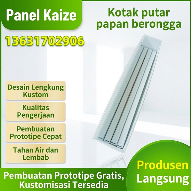 Kotak putar papan berongga