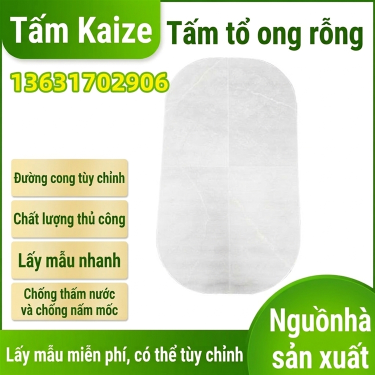 Tấm ván rỗng hình tổ ong với họa tiết hình chữ S