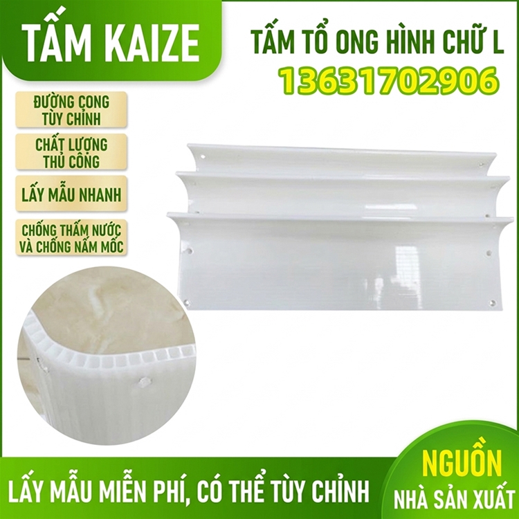 Tấm tổ ong hình chữ L